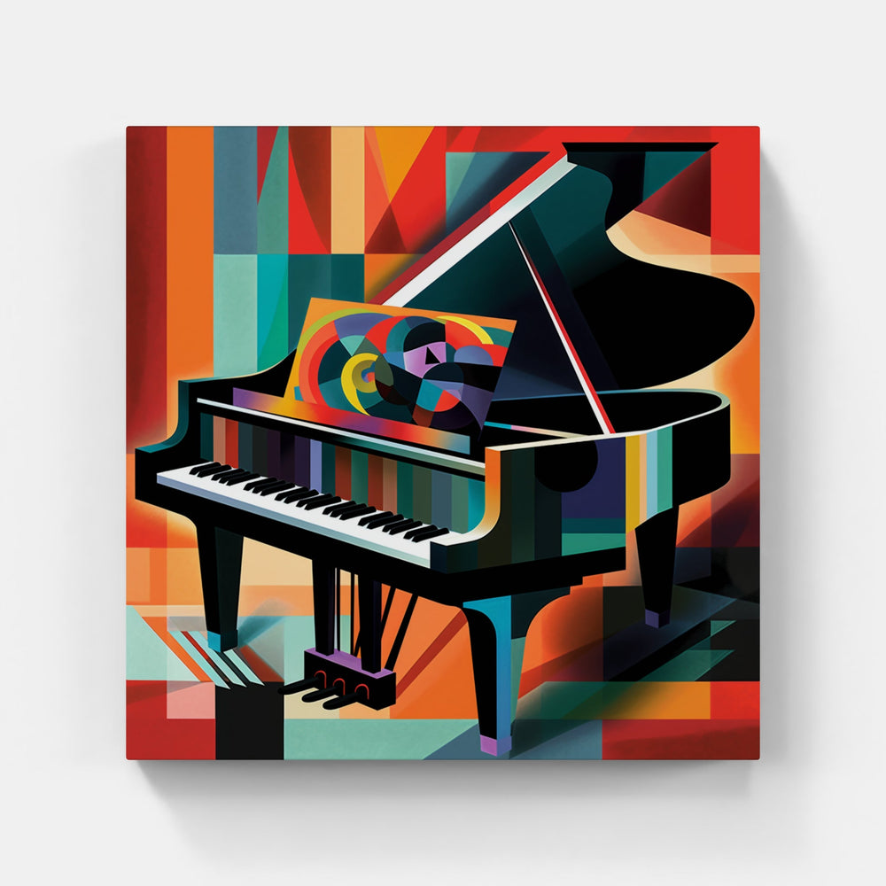 Graceful Piano Keys-Canvas-artwall-Artwall