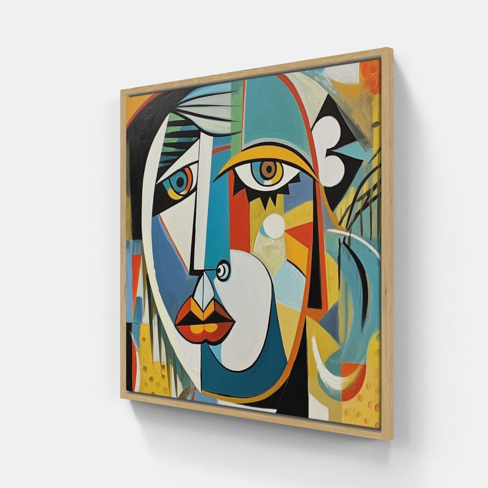 Picasso's Abstract Interpretations-Canvas-artwall-20x20 cm-Wood-Artwall