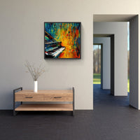 Melancholic Piano Melody-Canvas-artwall-Artwall