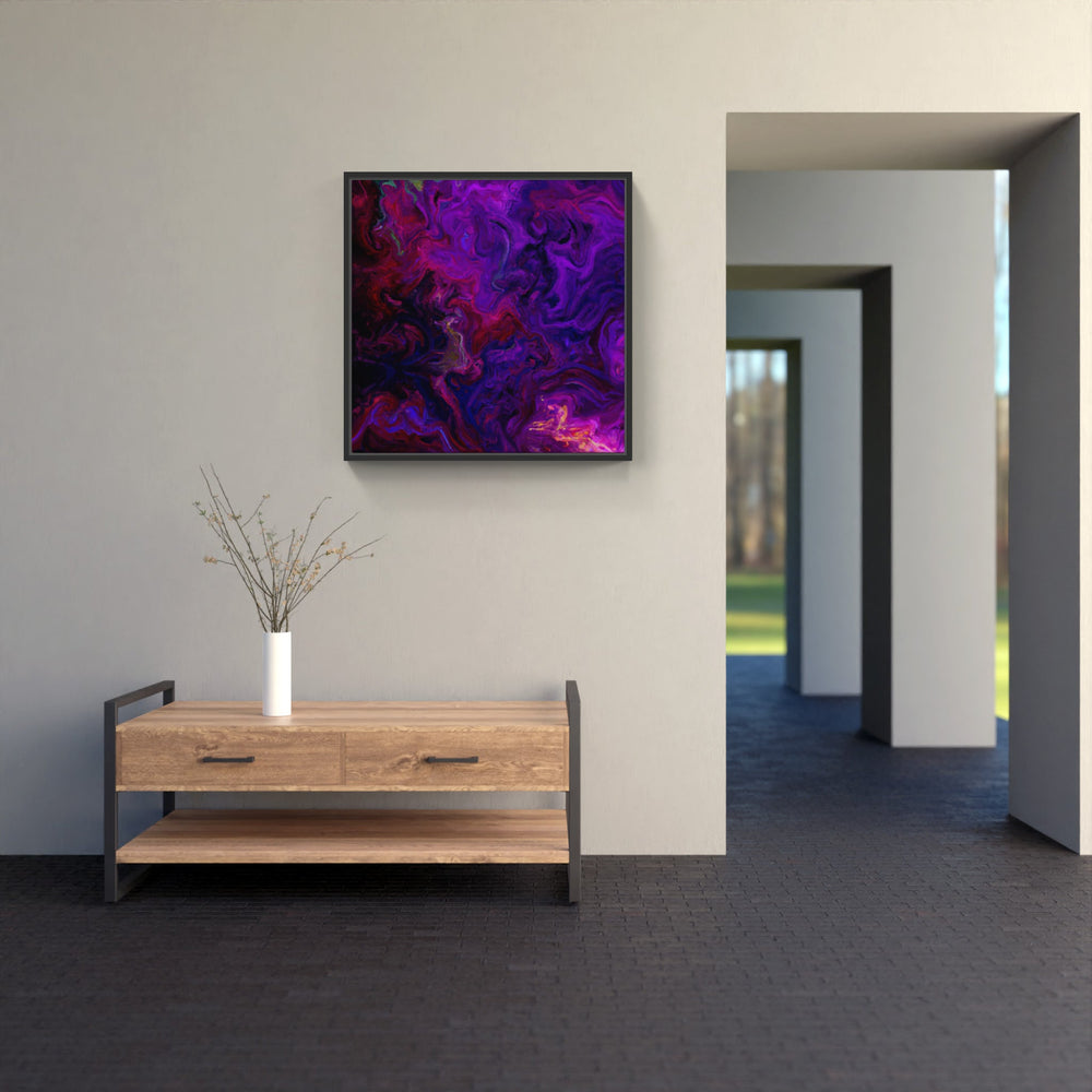 Purple on blooms-Canvas-artwall-Artwall