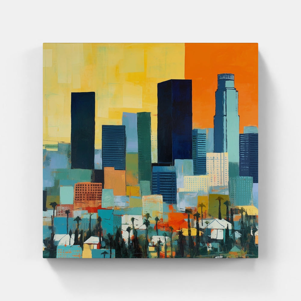 Enigmatic Night Skyline-Canvas-artwall-Artwall