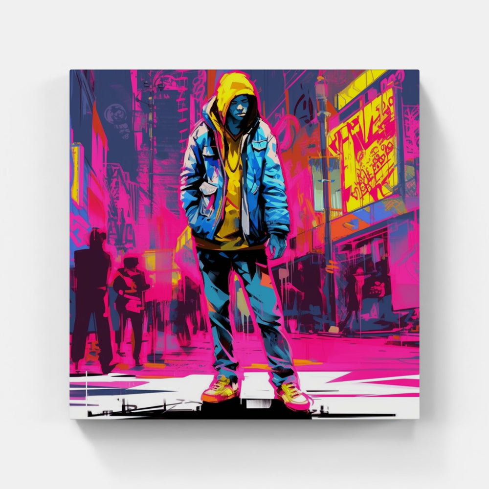 Pop Art Streetwear Edge-Canvas-artwall-Artwall