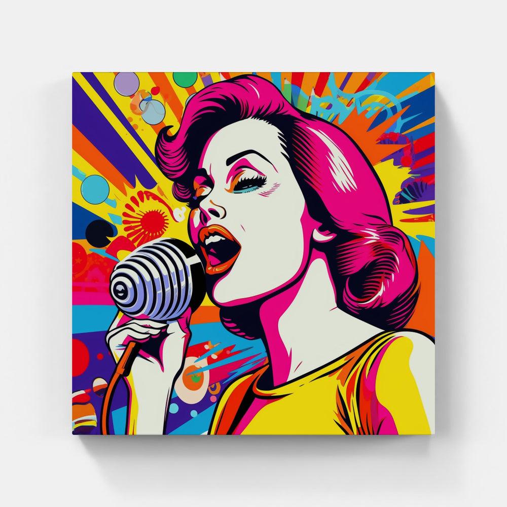 Charming Singer Echo-Canvas-artwall-Artwall