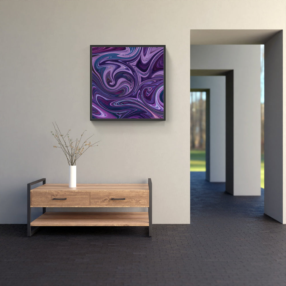 Purple noon replacing gloom-Canvas-artwall-Artwall