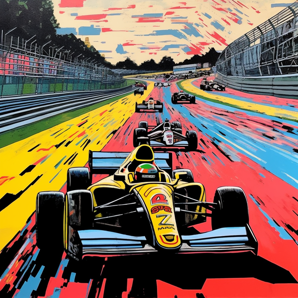 Speed Symphony Formula 1 Euphoria-Canvas-artwall-Artwall