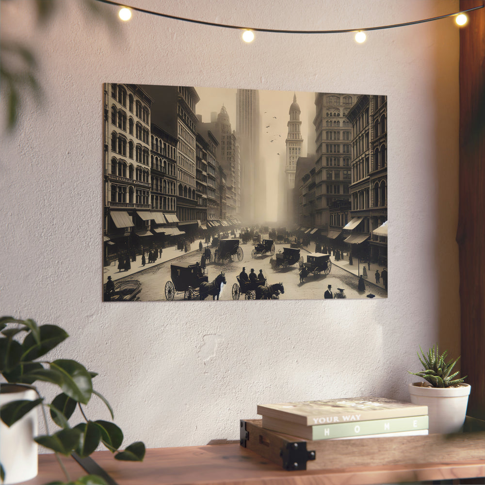 New York Dreaming.- Tableau aluminium