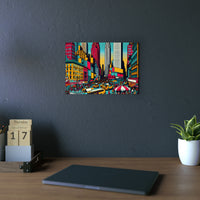 New York, vie nouvelle.- Tableau aluminium