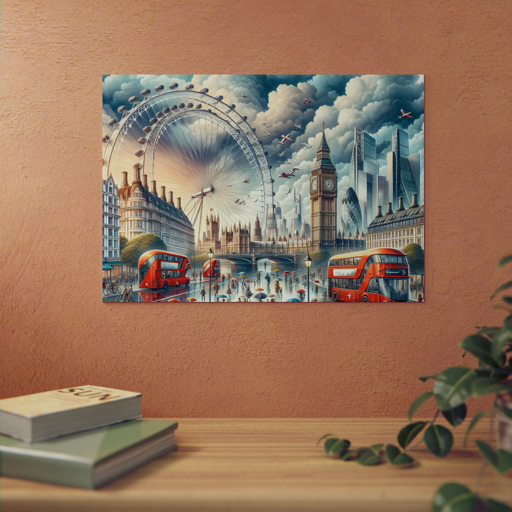 London dreams bright.- Tableau aluminium