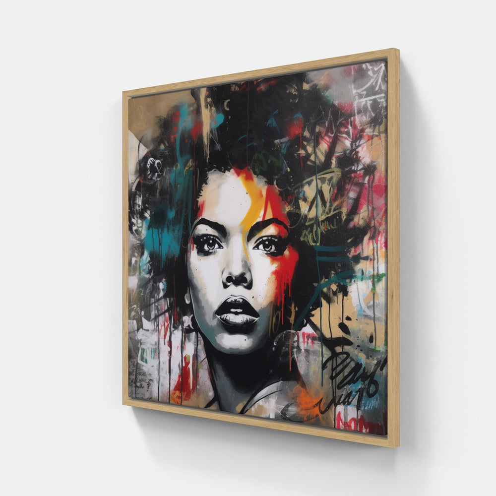 Street Dreaming-Canvas-artwall-20x20 cm-Wood-Artwall