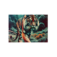 Tigre rugit fièrement- Tableau aluminium