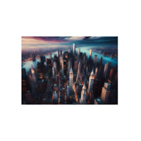 New-York, wow!- Tableau aluminium