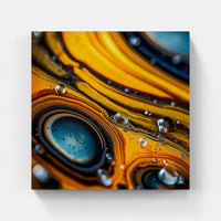 Abstract Echoes Embrace-Canvas-artwall-Artwall