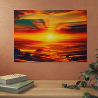 Brille mon soleil !- Tableau aluminium