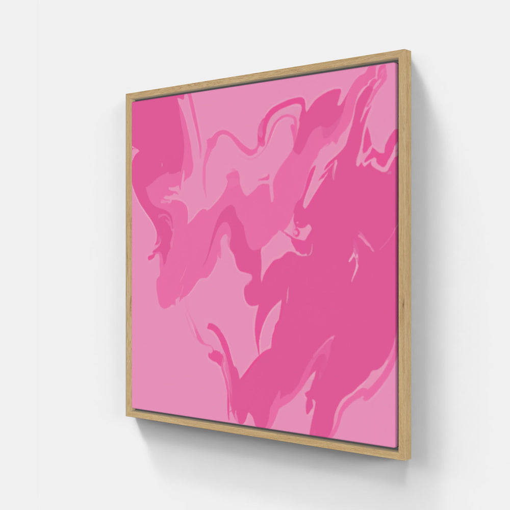Pink Surprise Joy-Canvas-artwall-20x20 cm-Wood-Fine Paper-Artwall