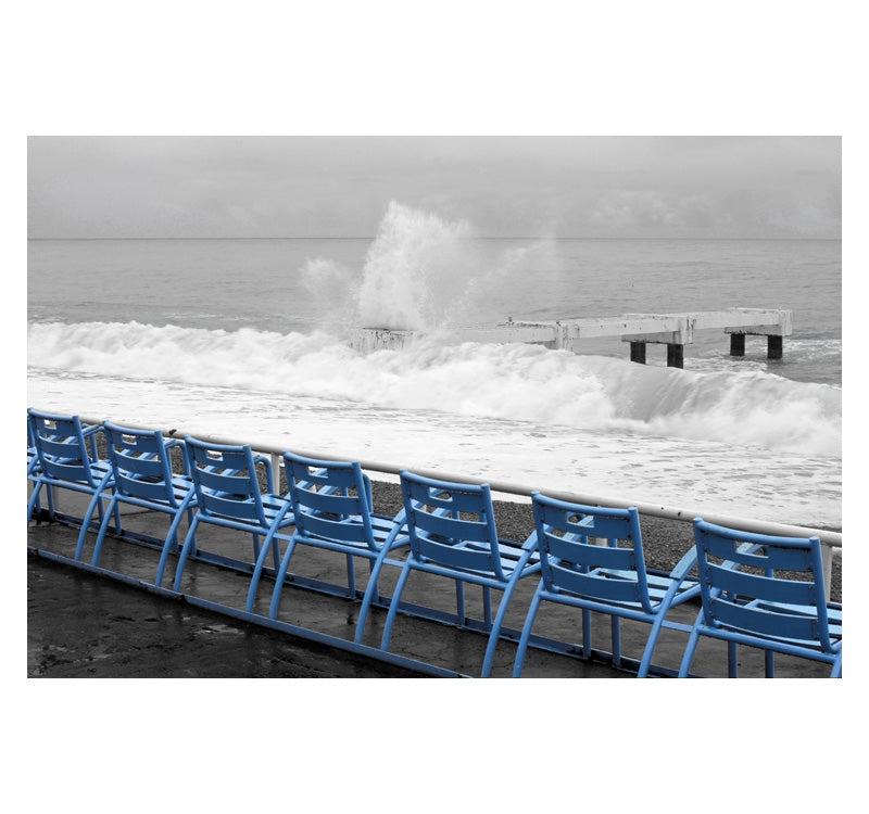 Chaises Bleues Promenade des Anglais