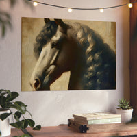 "Cheval caveau volé"- Tableau aluminium