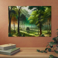 Forêt enchantée rêve.- Tableau aluminium