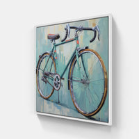 Bike Path Ponderings-Canvas-artwall-20x20 cm-White-Artwall