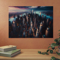 New-York, wow!- Tableau aluminium