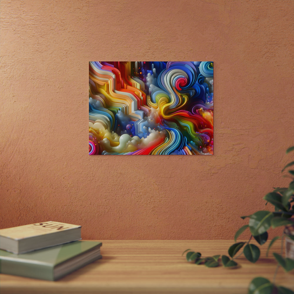 3D illusioniste- Tableau aluminium