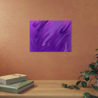 Mer violet sommeil- Tableau aluminium