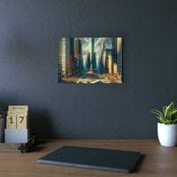 New-York, Forever, Love, Home.- Tableau aluminium