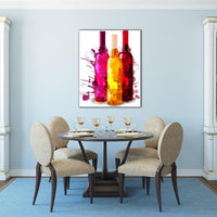 Colorful Bottle Contemporary Art Print