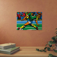 Foot Goal Win Joy- Tableau aluminium