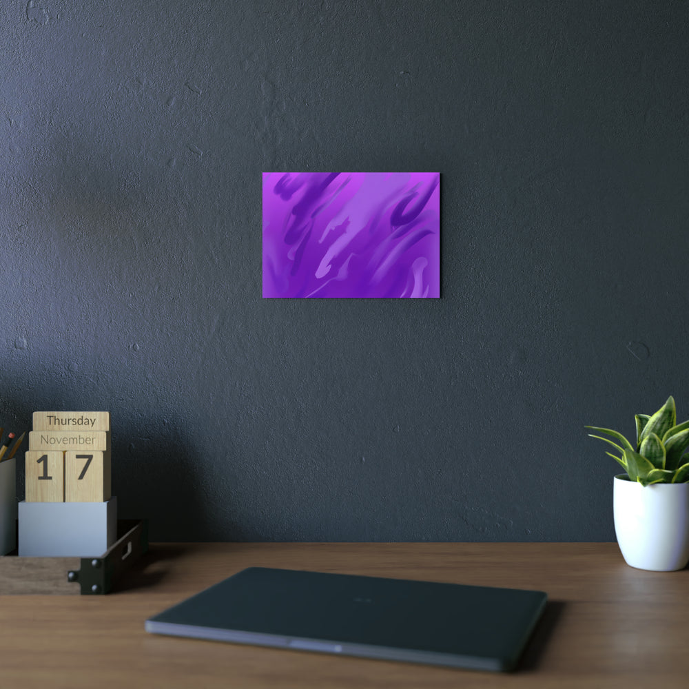 Mer violet sommeil- Tableau aluminium