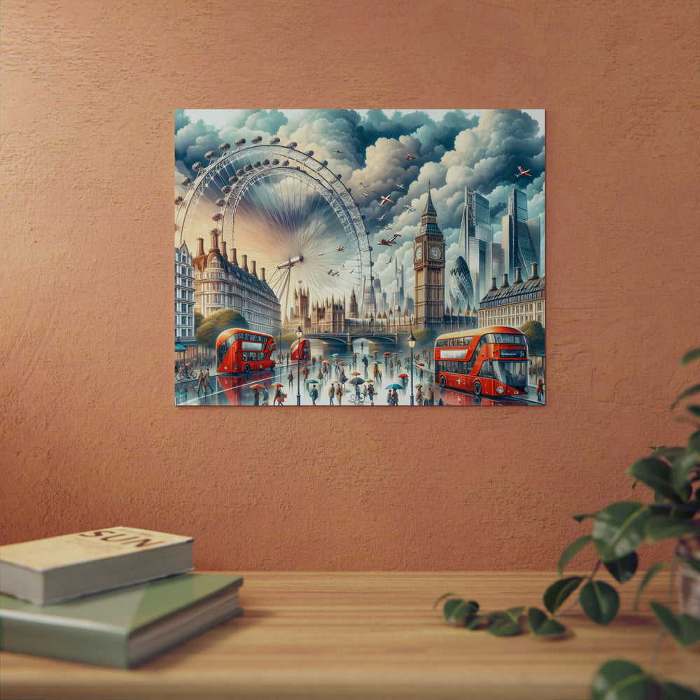 London dreams bright.- Tableau aluminium