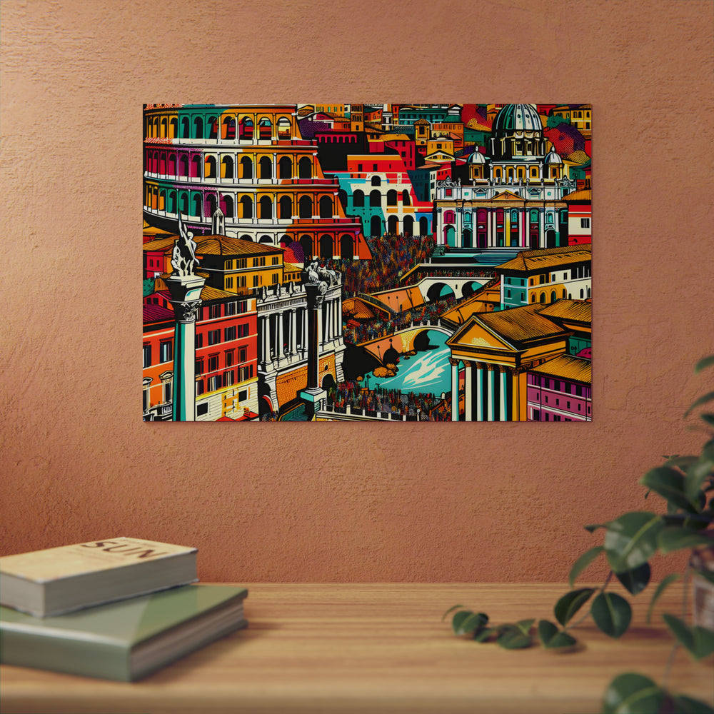 Rome ne tomba pas.- Tableau aluminium