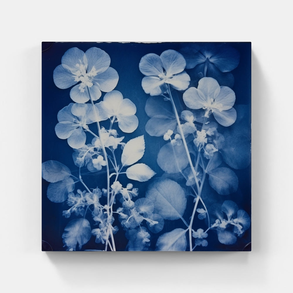 Evocative Cyanotype Odyssey-Canvas-artwall-Artwall