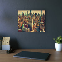 New-York éclairée !- Tableau aluminium