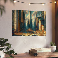 New-York, Forever, Love, Home.- Tableau aluminium