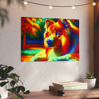 Chien Pop - Tableau aluminium