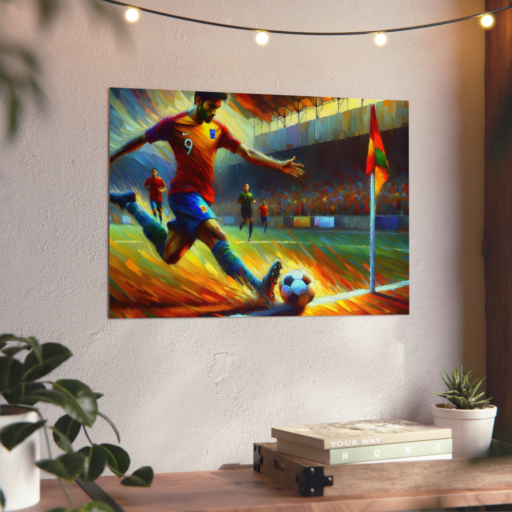 Foot Fun Footballing- Tableau aluminium