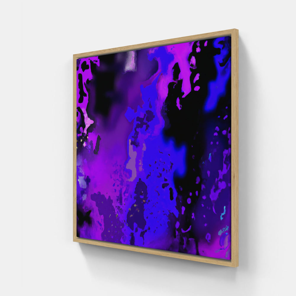 Purple summer-Canvas-artwall-20x20 cm-Wood-Artwall