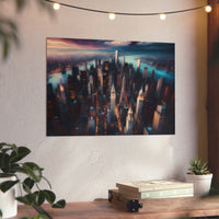 New-York, wow!- Tableau aluminium