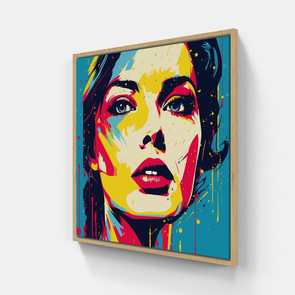 Warhol Heavens Shine-Canvas-artwall-20x20 cm-Wood-Artwall
