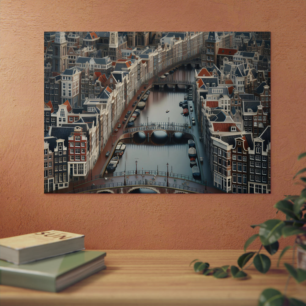 Amsterdam, mon rêve !- Tableau aluminium