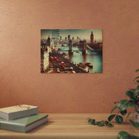 London, Love, Fate, Home.- Tableau aluminium