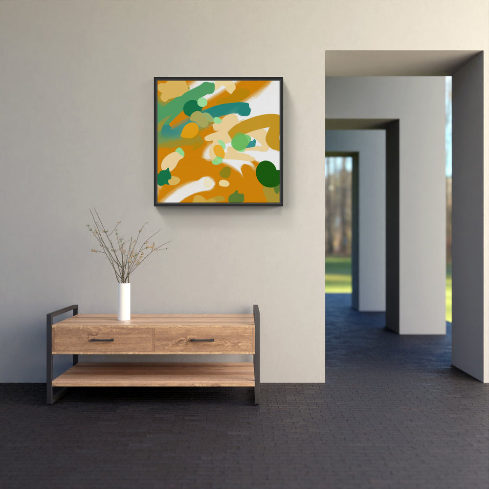 Yellow, On Time-Canvas-artwall-Artwall