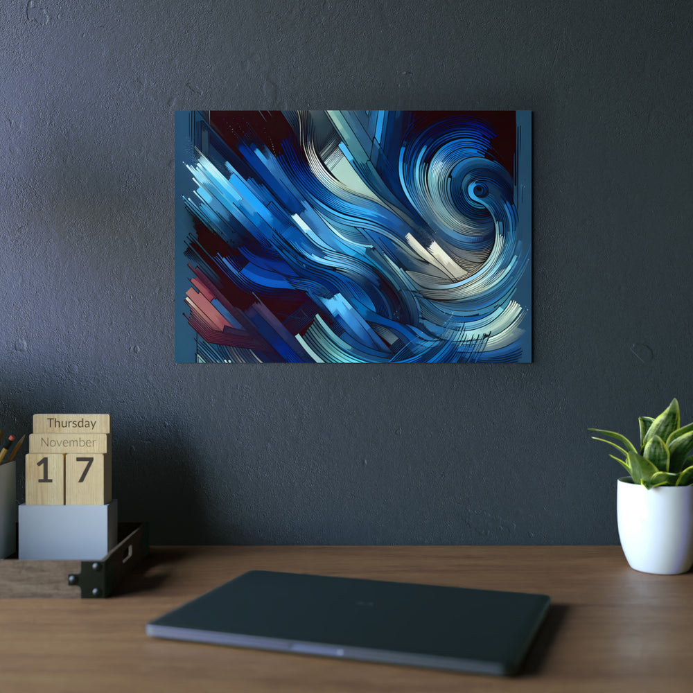 Bleu ciel espoir.- Tableau aluminium