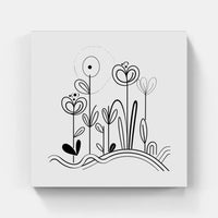 Serene Line-Canvas-artwall-Artwall