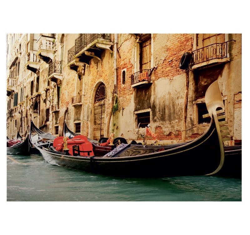 The Waters of Venice on Canvas