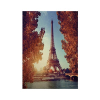 Toile imprimée moderne rive de la Tour Eiffel