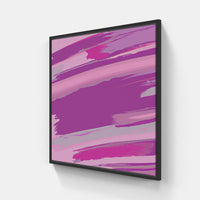 Pink in bloom-Canvas-artwall-20x20 cm-Black-Fine Paper-Artwall