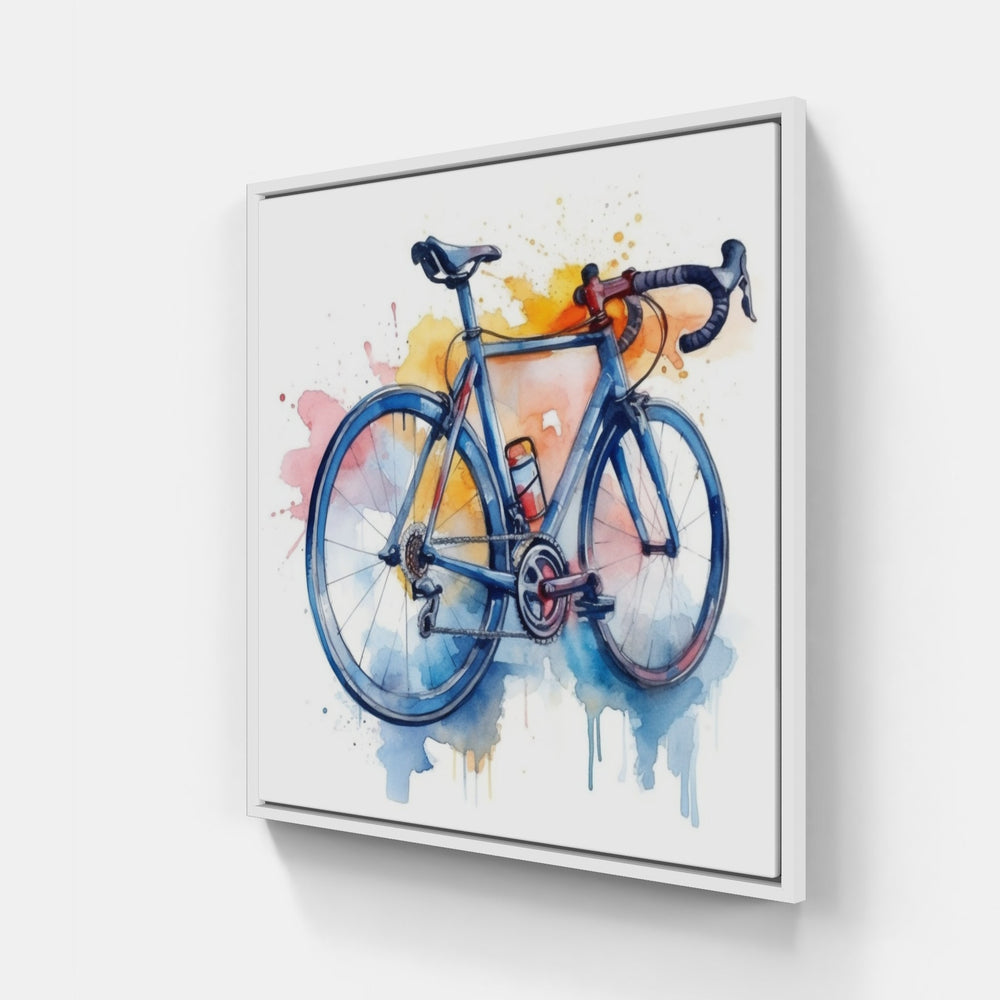 Pedal Power-Canvas-artwall-20x20 cm-White-Artwall