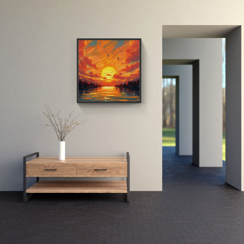 Serene Sunset Escapade-Canvas-artwall-Artwall