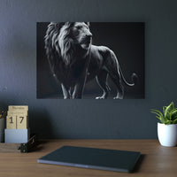 Lion dans la nuit - Tableau aluminium